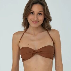 Bright swimwear nia top brown